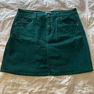 Market & Spruce Teal Mini Skirt